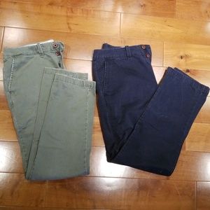 Bundle of 2 Hollister Slim Straight Chinos